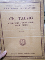 Exercices journaliers pour piano