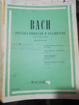 Bach Piccoli preludi e fughette