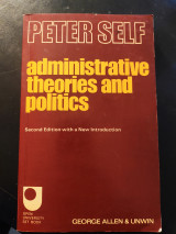 Administrative Theories and Politics