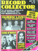 Record collector, Τεύχος 118, Ιούνιος 1989