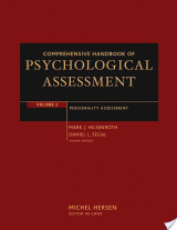 Comprehensive Handbook of Psychological Assessment, Volume 2