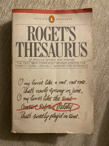Roget’s Thesaurus of English words and phrases