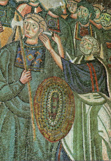 Κάρτα - Νέα Μονή Χίου (1055) - Χίος - Πέτρος απέκοψε το ωτίον του Μάλχου