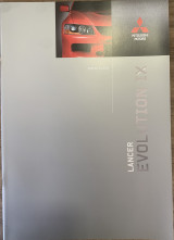 Mitsubishi Evolution IX μπροσούρα sales brochure catalog