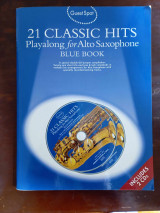 21 Classic hits playalong for alto saxophone blue book