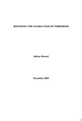 Bounding the Global War on Terrorism