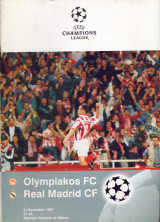Ολυμπιακός - Ρεάλ Μαδρίτης / Match Program - Champions League 1997-1998