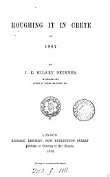 Roughing it in Crete in 1867