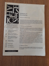 American Society for Aesthetics Newsletter, vol. 20,2 (Fall 2000)