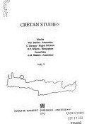 Cretan Studies Vol. 1