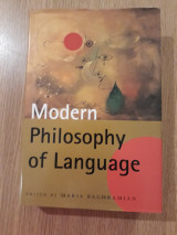Modern philosophy of language