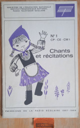 Chants et récitations No 1 cp ce cm1