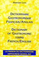 Dictionary of gastronomic terms, French/English