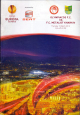 Ολυμπιακός - Μέταλιστ / Match Program - Europa League 2011-2012