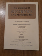 The journal of aesthetics and art criticism, vol. 56,3 (Summer 1998)