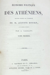 Economie politique des Athéniens