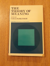 The Theory of Meaning