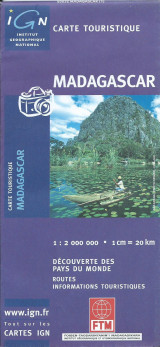 Madagascar carte touristique