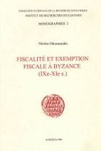 Fiscalité et exemption fiscale à Byzance (IXe-XIe s.)