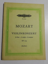 Konzert a-dur fur Violine und Orchester kv219
