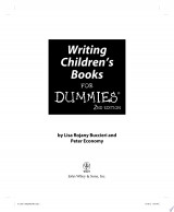 Writing Children's Books For Dummies