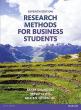 Research Methods for Business Students, 7th ed. 7th Edition