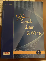 Let’s speak listen & write 3 Teacher’s