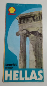 Hellas tourist map Shell