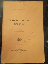 Savigny, Jhering, Bergson
