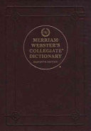Merriam-Webster's Collegiate Dictionary