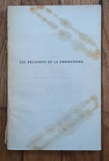 Les religions de la préhistoire (Paléolithique).