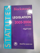 Blackstone's EC Legislation