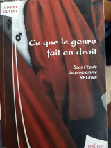 Ce que le genre fait au droit
