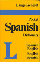 Langenscheidt's Pocket Spanish Dictionary