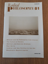 Radical Philosophy, issue 81 (Jan/Feb 1997)