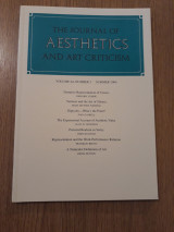 The journal of aesthetics and art criticism, vol. 64,3 (Summer 2006)