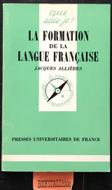 La formation de la langue française