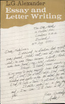 Essay and Letter Writing