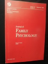 Journal of family psychology vol 12 number 3