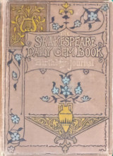 The Shakespeare Daily Gem Book and Journal for Birthdays (1890)