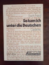 So kam ich unter die Deutschen
