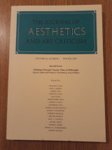 The journal of aesthetics and art criticism, vol. 64,1 (Winter 2006)