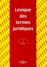 Lexique des termes juridiques 14ed (French Edition) - Softcover