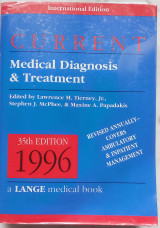 Current medical diagnosis and treatment. 1996