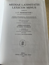 Mediae Latinitatis Lexicon Minus