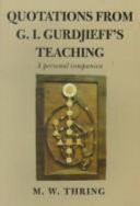 Quotations from Gurdjieff's Teaching