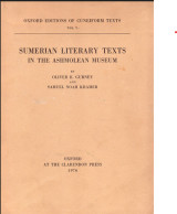 Sumerian literary textsin the ashmolean museum