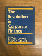 The Revolution in Corporate Finance