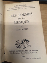 Les Formes De La Musique