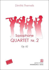 Saxophone QUARTET Nr. 2 op. 82: music for Soprano,Alto,Tenor & Baritone Saxophone